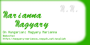 marianna magyary business card